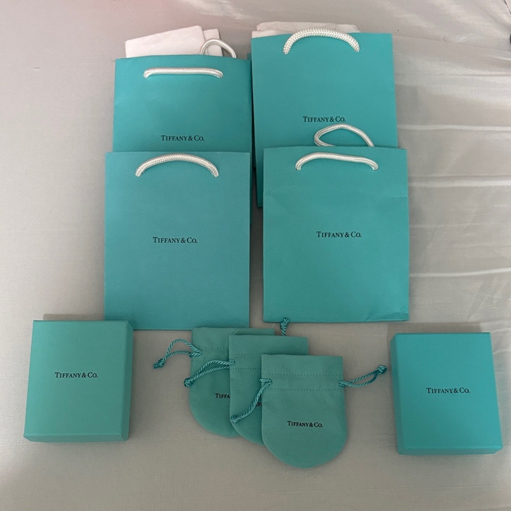 Tiffany & Co. Turquoise Gift bags, boxes and pouches